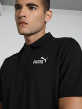 Mens Black Casual Regular Fit Half Sleeves Tshirt