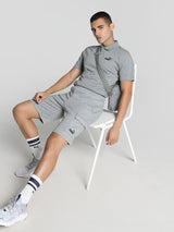 Mens Grey Casual Regular Fit Half Sleeves Tshirt