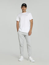 Mens White Cotton Regular Casual Half Sleeves Tshirt