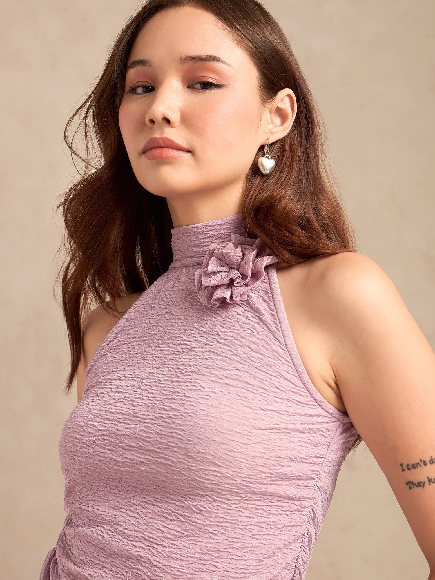 Women's Pink Party Solid Sleeveless Tank