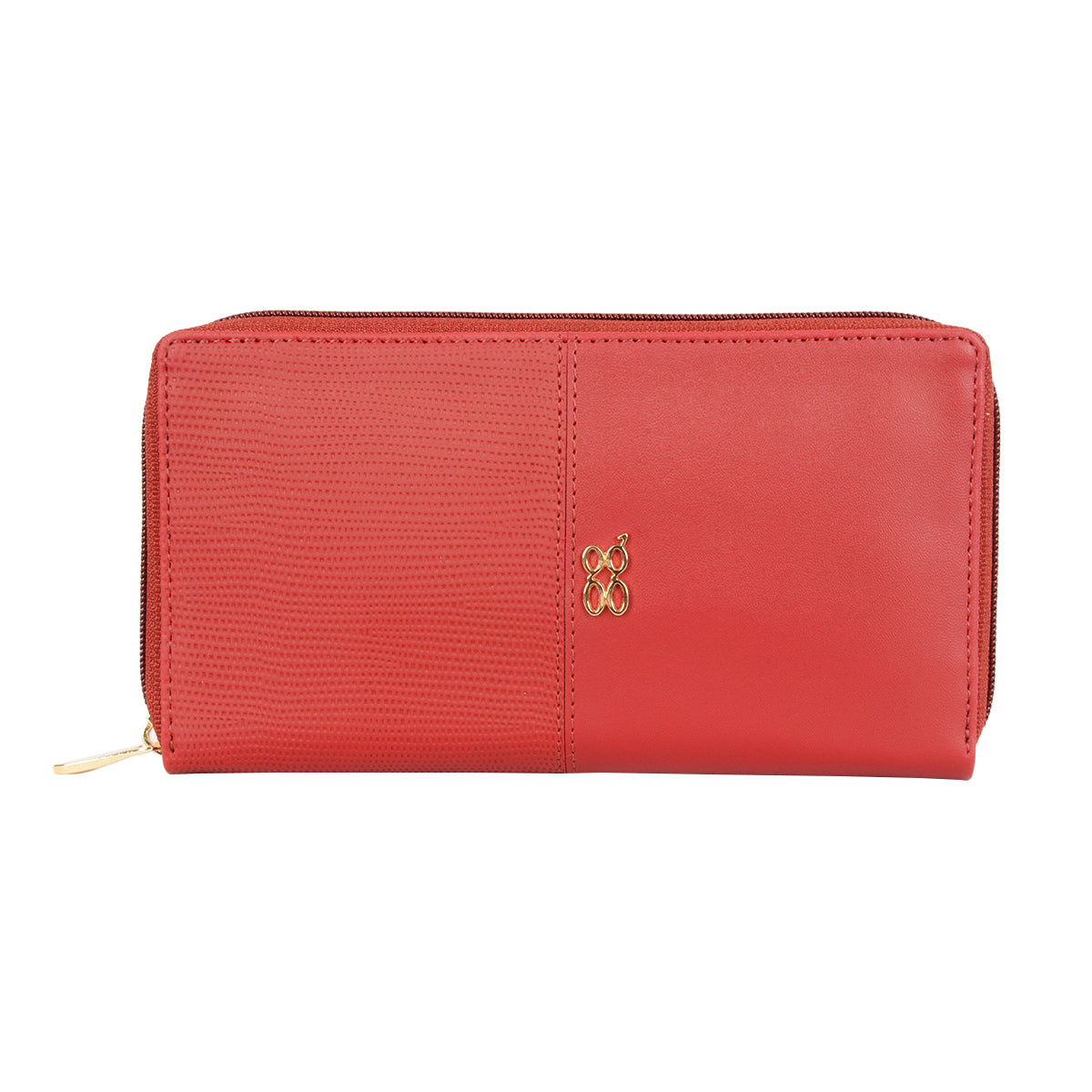 Women's Minu Red Large Ziparound Wallet