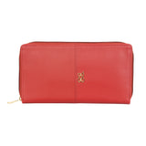Women's Minu Red Large Ziparound Wallet