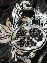 Women's Black Modal Viscose Saree