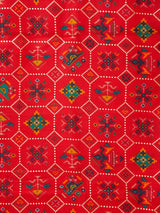 Men's Red Rayon Patola Printed Festive Wear Dupatta