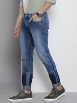 Men's Regular Fit Solid Mid Rise Stretchable Jeans