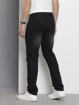 Men's Black Casual Slim Fit Jeans