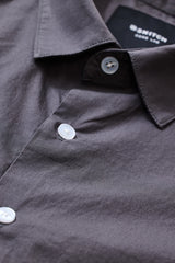 Men's Grey Casual Slim Fit Solid Full Sleeves Shirt