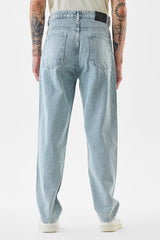 Men's Blue Casual Baggy Fit Jeans