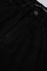 Men's Black Casual Baggy Fit Jeans