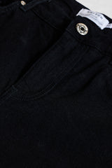 Men's Black Casual Regular Fit Jeans