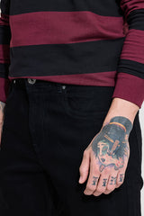 Men's Black Casual Regular Fit Jeans