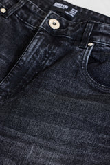 Men's Grey Casual Regular Fit Jeans
