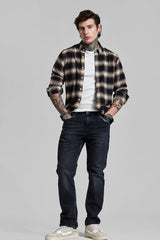 Men's Grey Casual Regular Fit Jeans