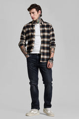 Men's Grey Casual Regular Fit Jeans