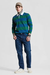 Men's Blue Casual Regular Fit Jeans