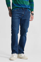 Men's Blue Casual Regular Fit Jeans