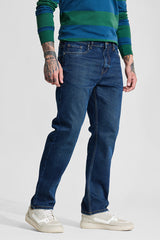Men's Blue Casual Regular Fit Jeans