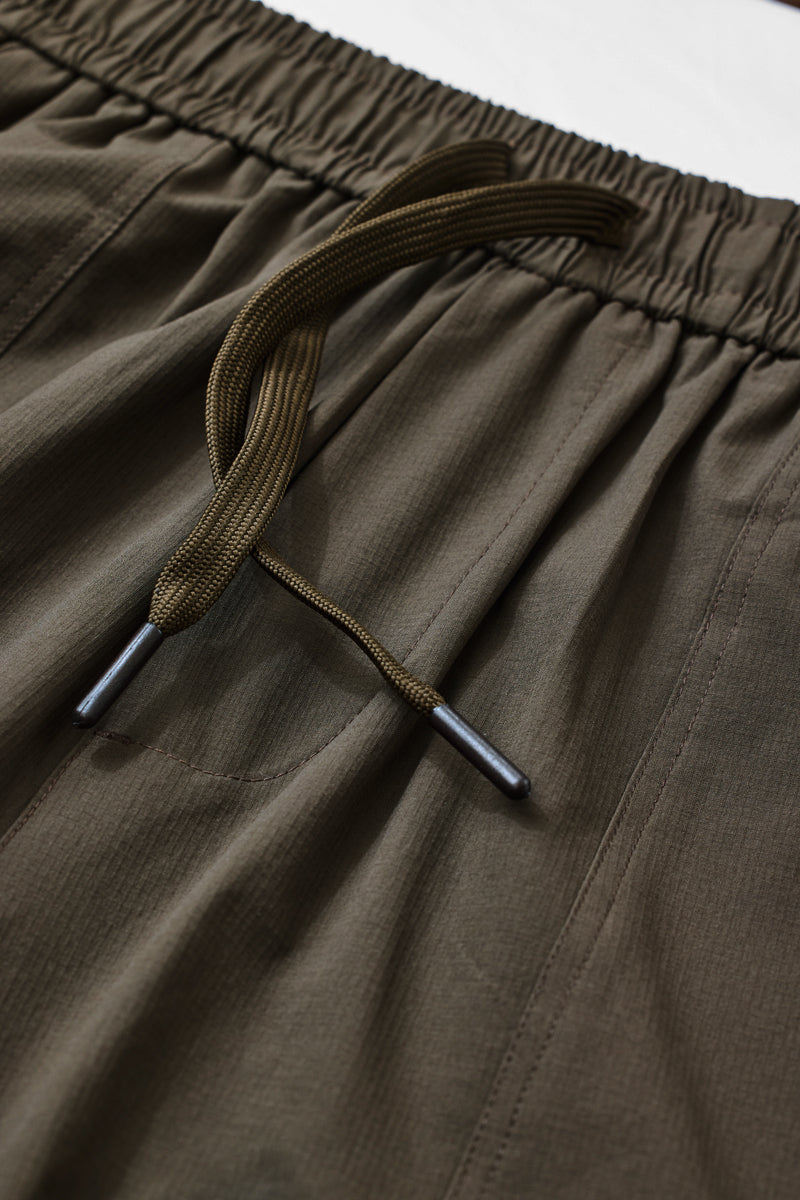 Men's Olive Casual Regular Fit Shorts