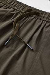 Men's Olive Casual Regular Fit Shorts