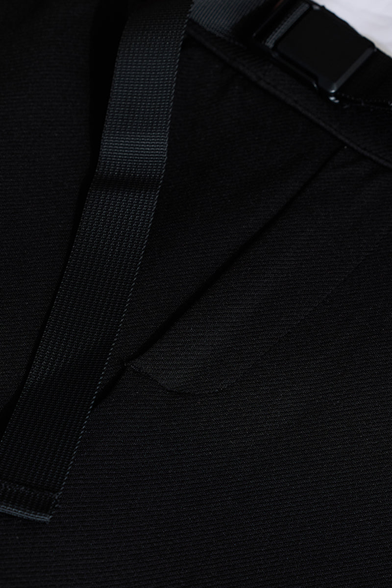 Men's Black Relaxed Fit Trouser