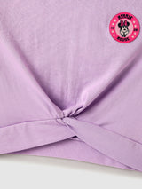 Girls Cotton Purple Minnie Mouse Tshirt
