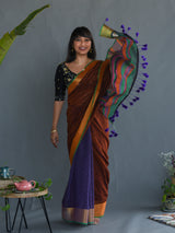 Women's Multicolor Cotton Saree