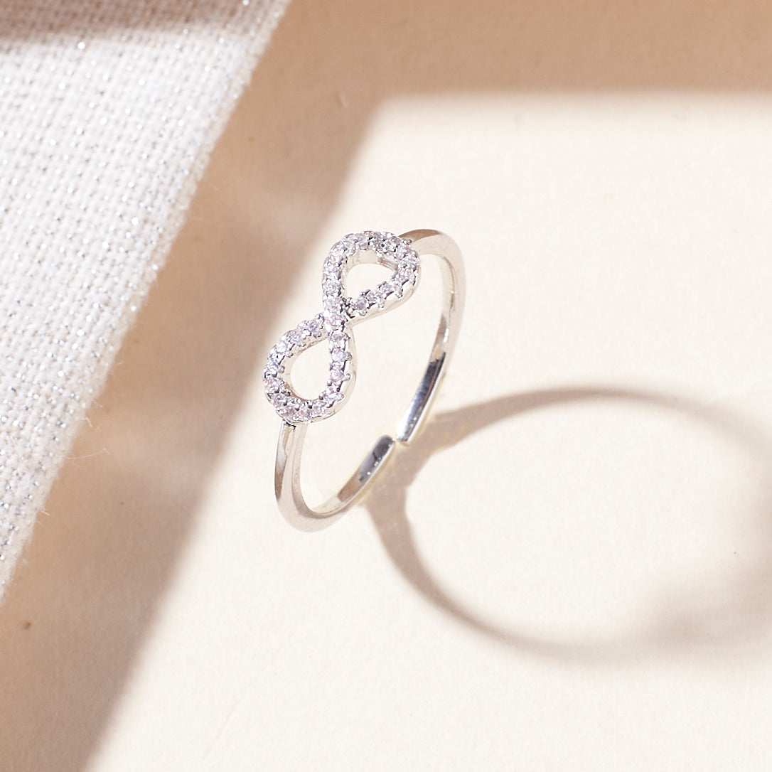 Women's Silver Beyond Infinity Silver Ring