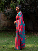 Women's Multicolor Pure Cotton Saree