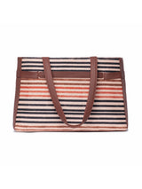 Women's Multicolor Vegan Leather Finish Shoulder Bag - 17.6L