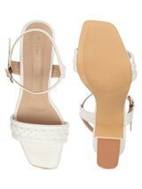 Women's White Casual Strap Sandals