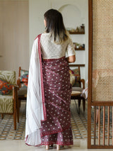 Women's Multicolor Pure Cotton Saree