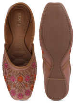Women's Peach Casual Slip-On Flats