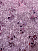 Women's Pink Sequin Bodycon Casual Dress