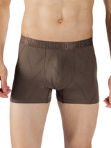 Men's Brown Casual lightweight jacquard textured Trunks