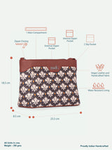 Women's Multicolor Vegan Leather Finish Sling Bag - 3.69L