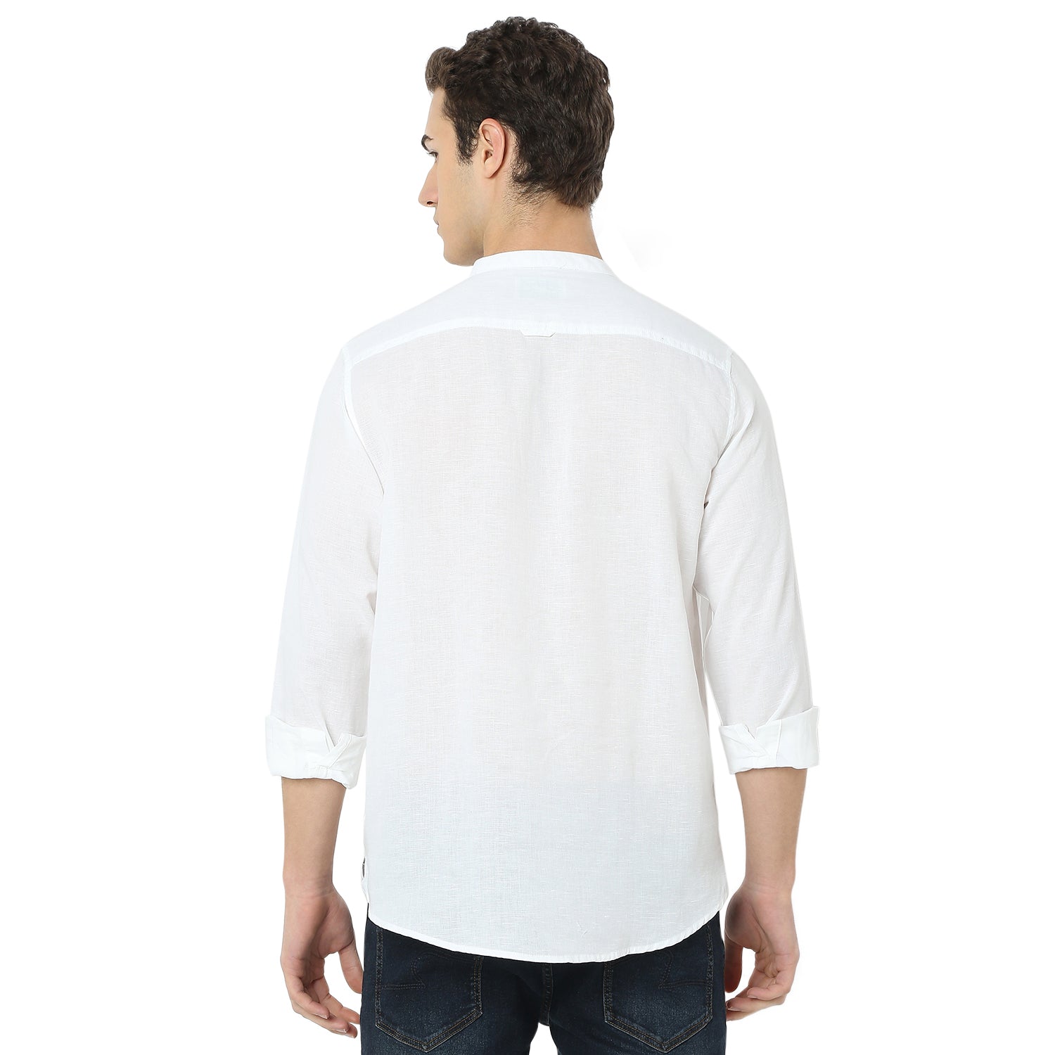 Men's Casual Slim Fit Solid Full Sleeves Kurta