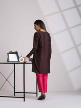 Women's Brown Casual Solid Co-ords Set