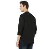 Men's Casual Slim Fit Solid Full Sleeves Kurta