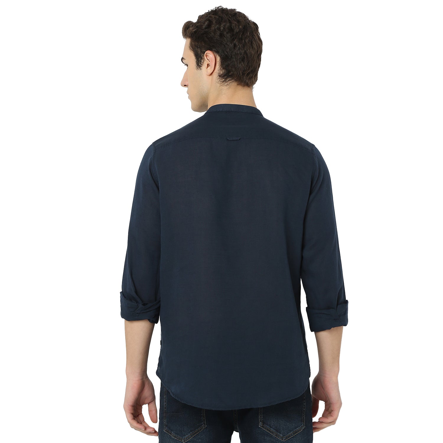 Men's Casual Slim Fit Solid Full Sleeves Kurta