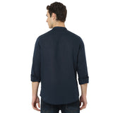 Men's Casual Slim Fit Solid Full Sleeves Kurta
