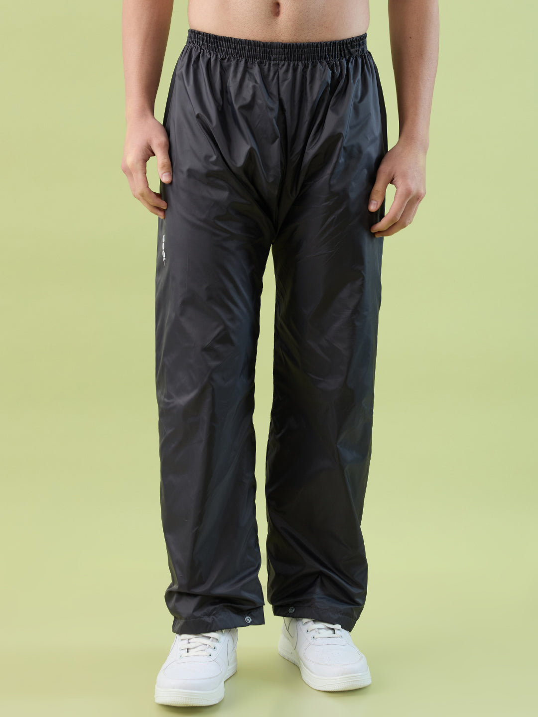 Men's Grey Button Rainsuit