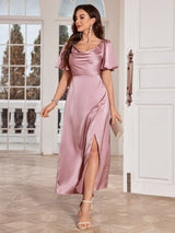 Women's Pink Party A-Line Dress