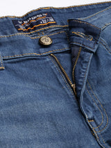 Men's Slim Fit Solid Low Rise Stretchable Jeans
