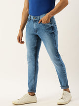 Men's Slim Fit Solid Low Rise Stretchable Jeans