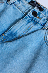 Men's Blue Casual Wide Leg Fit Jeans