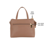 Women's Alyssa Beige Oversize Satchel Bag