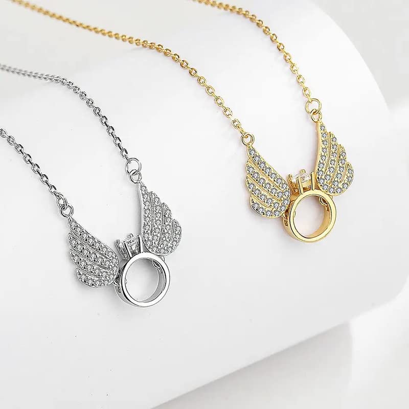 Women's Millenia Dancing Swan Pendant Necklace