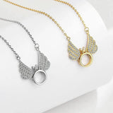Women's Millenia Dancing Swan Pendant Necklace