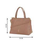 Women's Alyssa Beige Oversize Satchel Bag