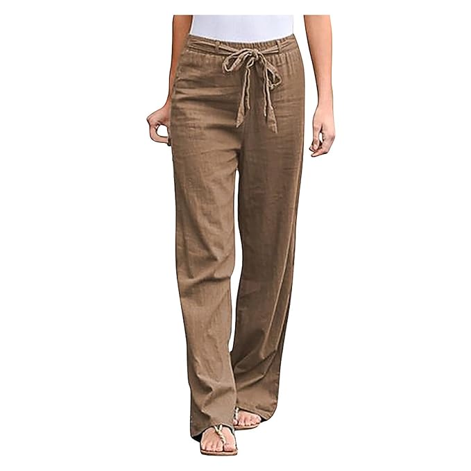 Women's Brown Casual Regular Fit Solid Trouser